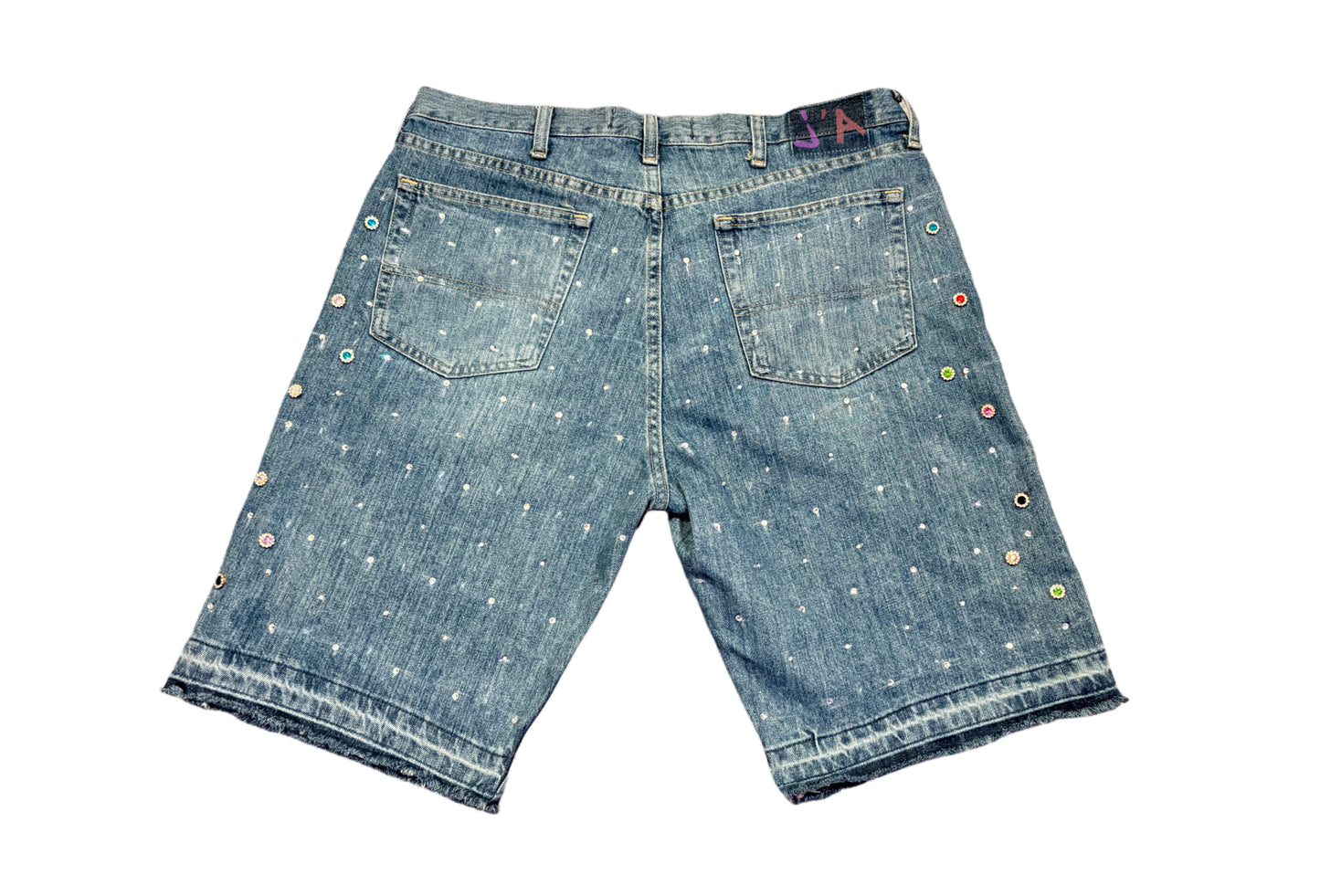 washed blue J’vorra jorts