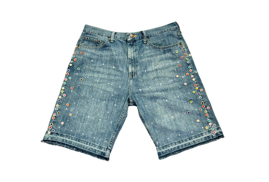 washed blue J’vorra jorts